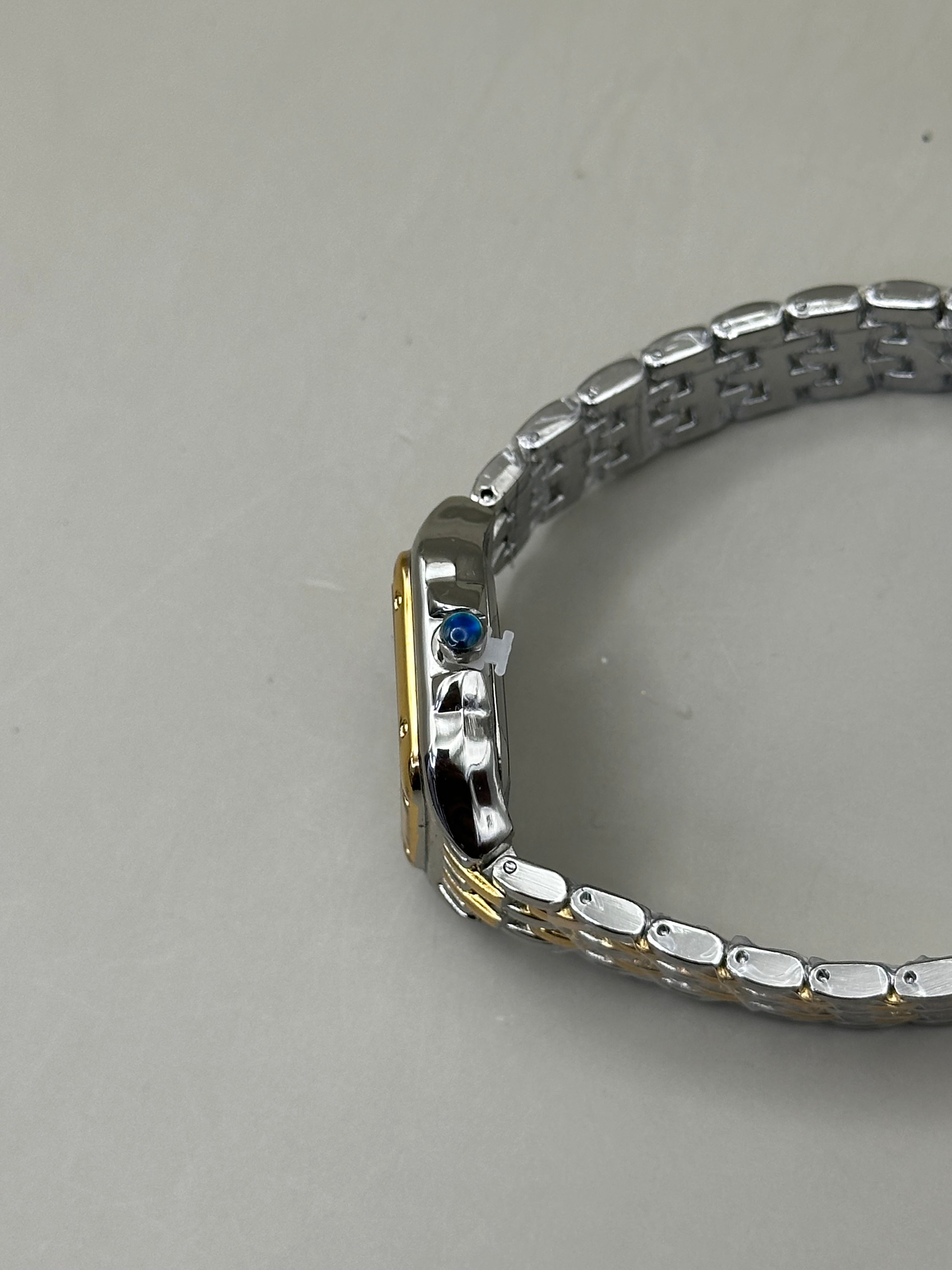 Ladies Santos De Cartier (Two Toned Gold & Silver)