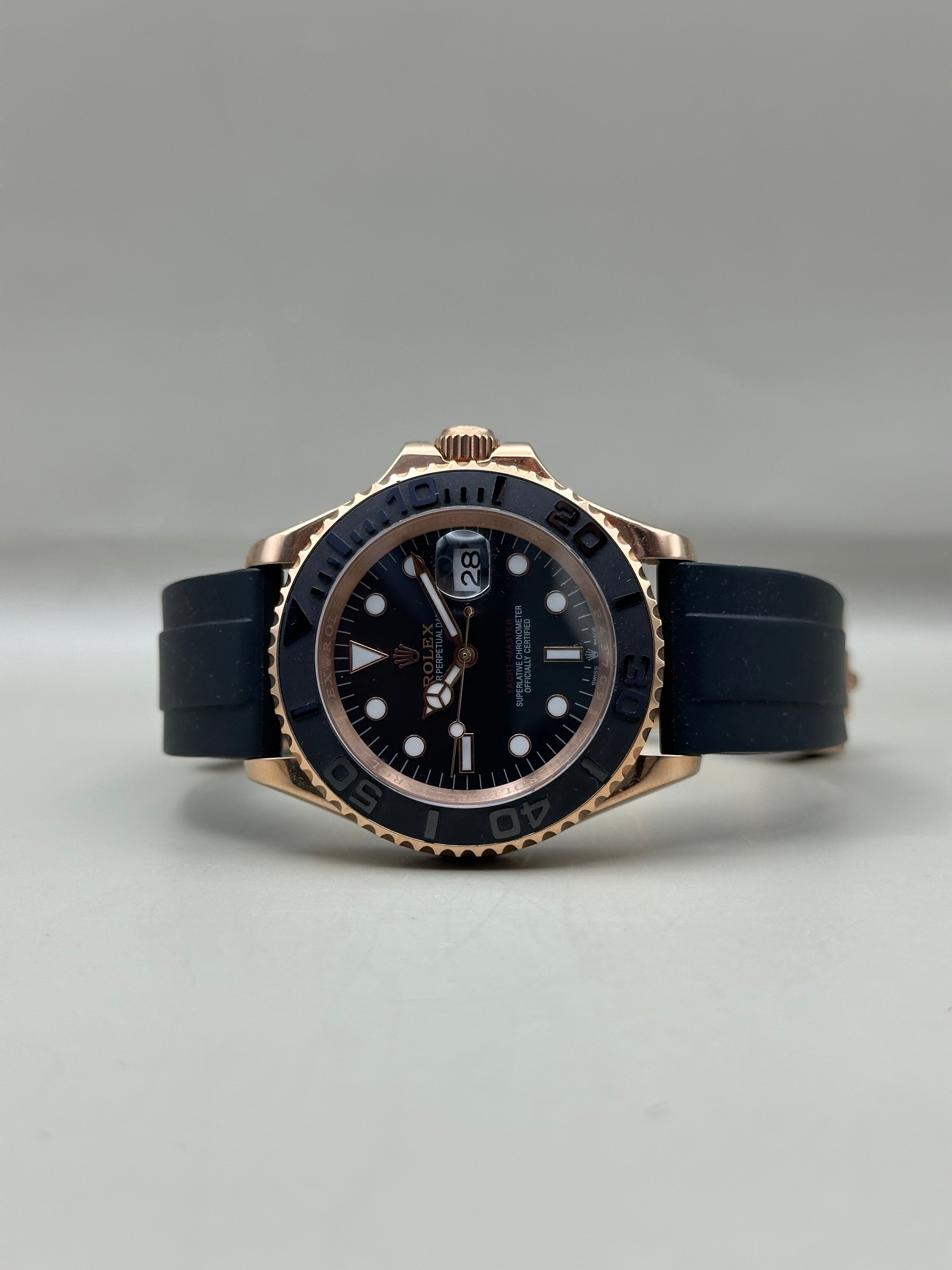 Rolex Yatch Master Everose Gold Oysterflex Strap