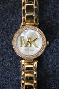 Michael Kors Gold with Diamond Bezel