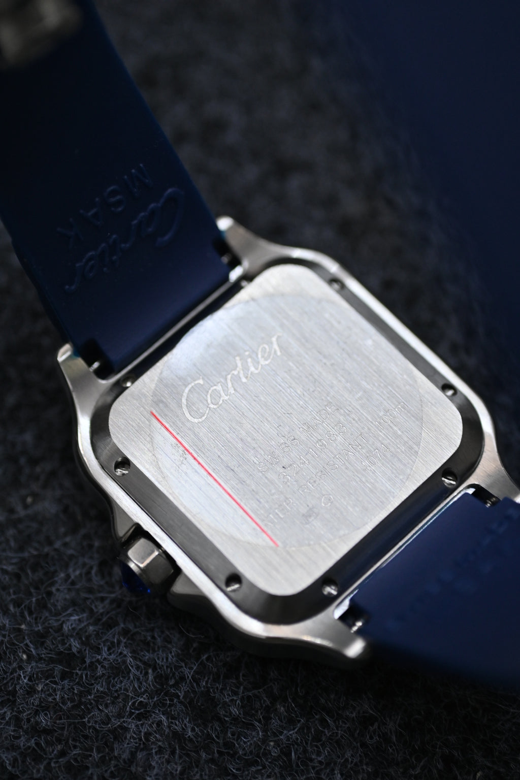 Cartier Santos 'Blue Strap'