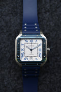 Cartier Santos 'Blue Strap'