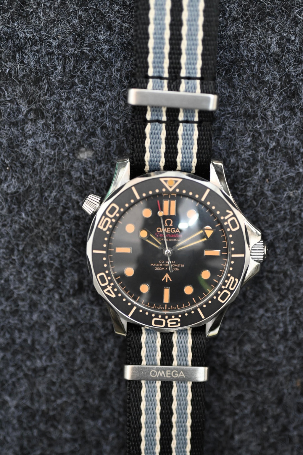 Omega Seamaster 007 Edition 'Stripped Strap'