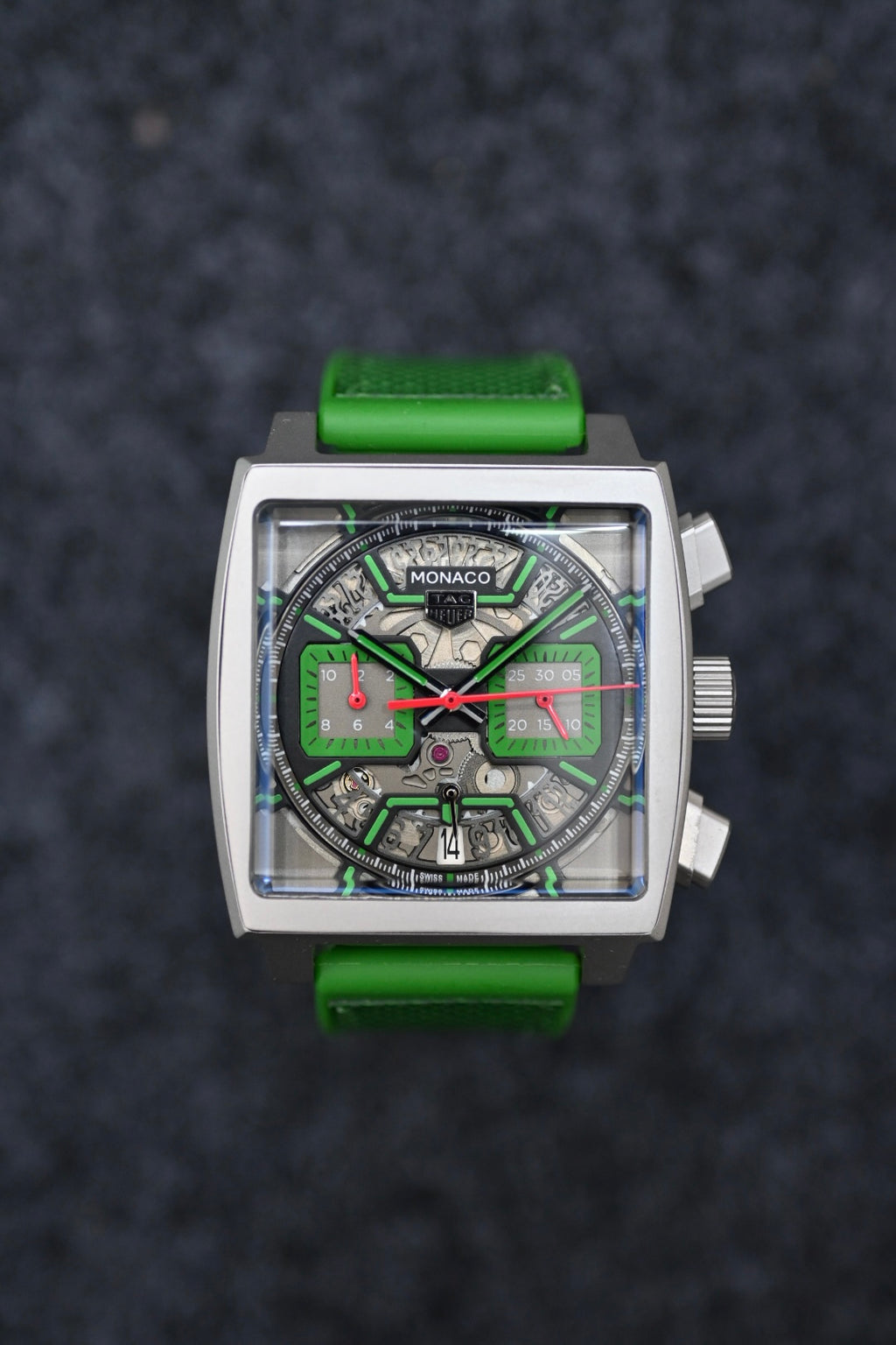 TagHeuer Monaco Chronograph 'Green'