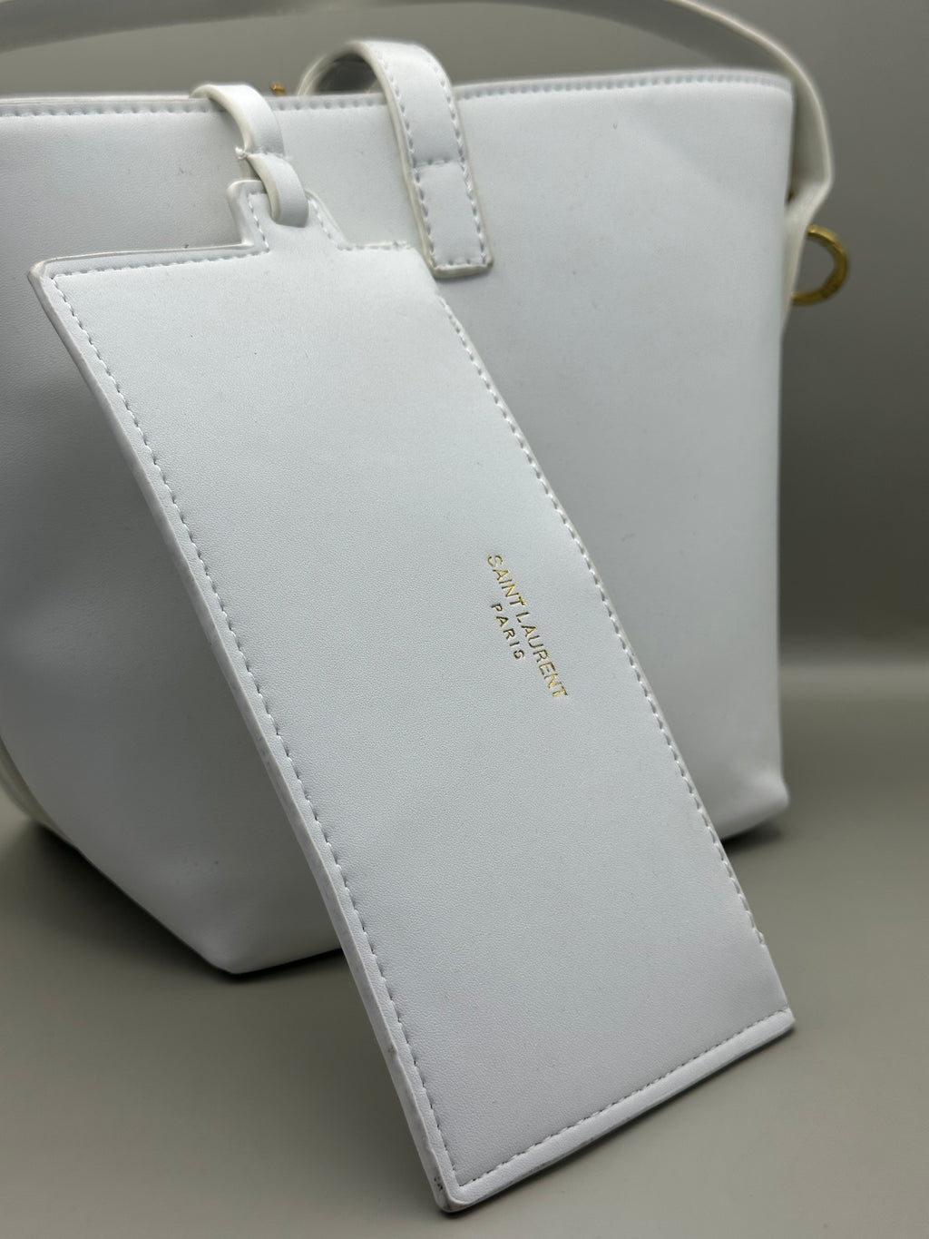YSL White Handbag