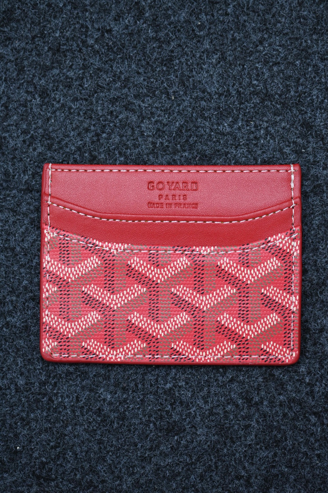 Goyard Cardholder Monogram 'Red'