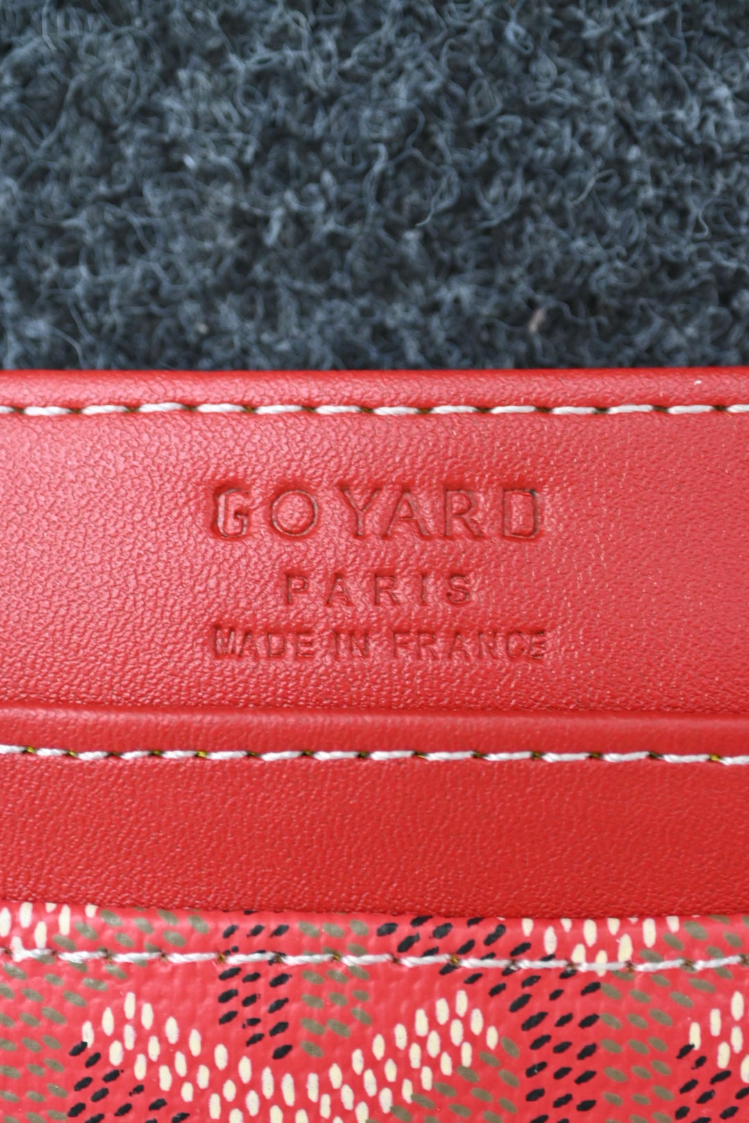 Goyard Cardholder Monogram 'Red'