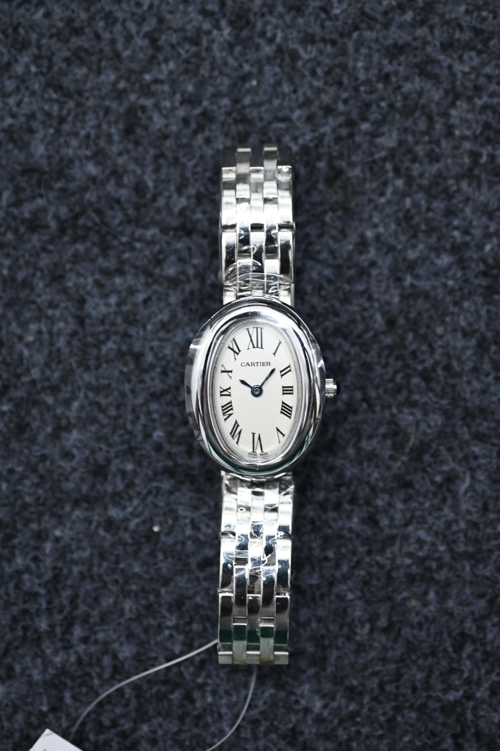 Cartier Baignoire Metal Strap 'Silver'