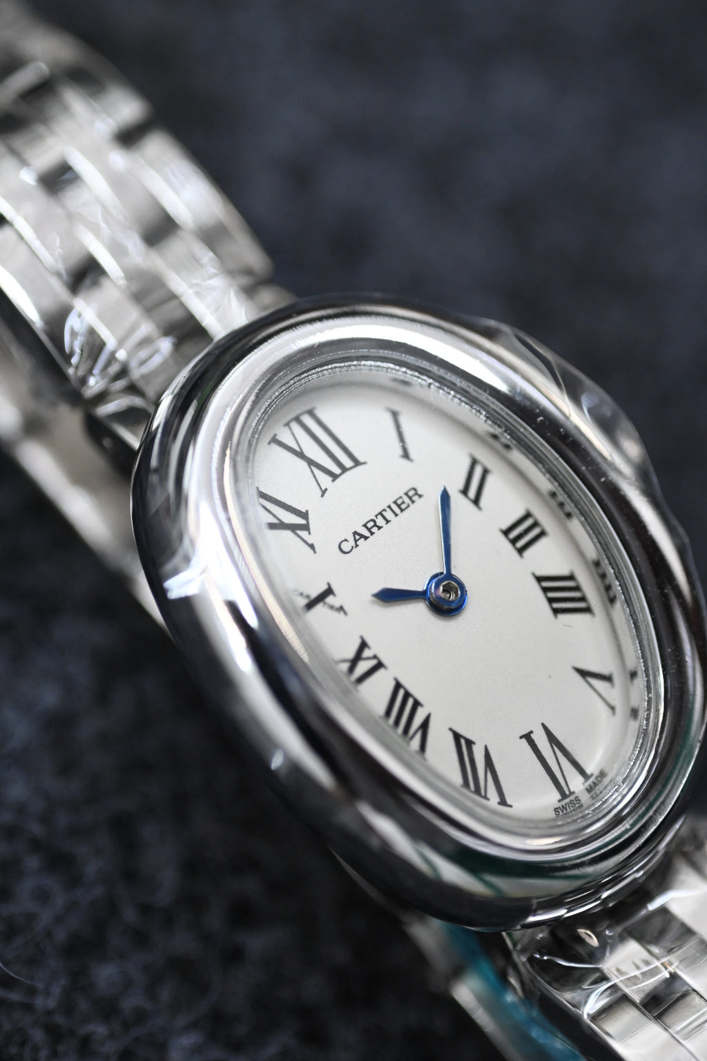 Cartier Baignoire Metal Strap 'Silver'