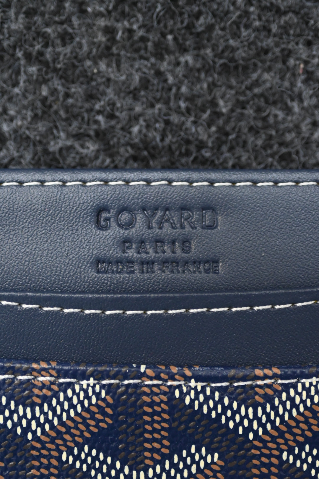 Goyard Monogram Cardholder 'Dark Blue'