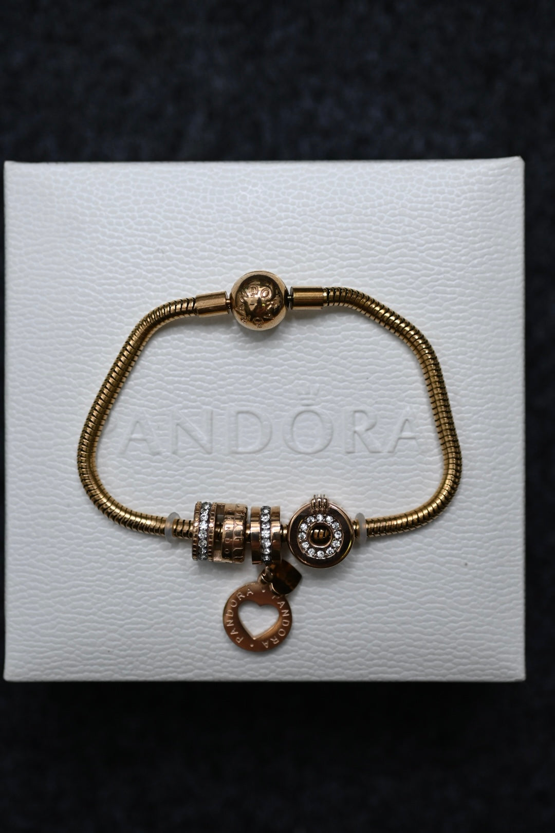 Pandora Bracelet 'Hearts & Locks'