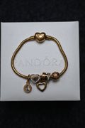 Pandora Bracelet 'Diamond Heart'